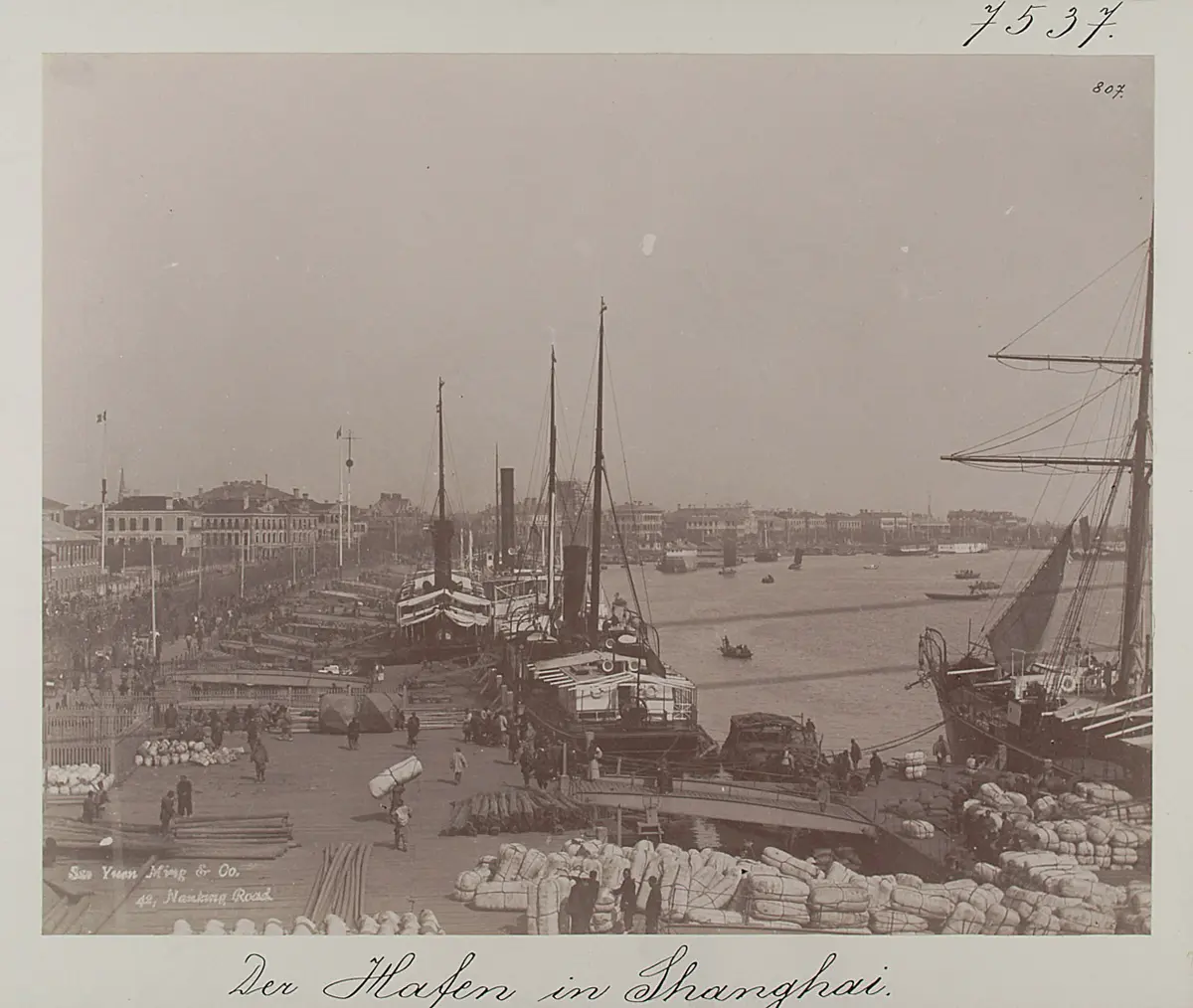 Shanghai: Hafen, Nangking Road