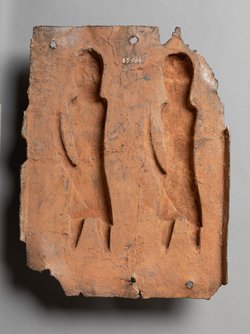 Relief Plaque: Two Dignitaries with Rattles