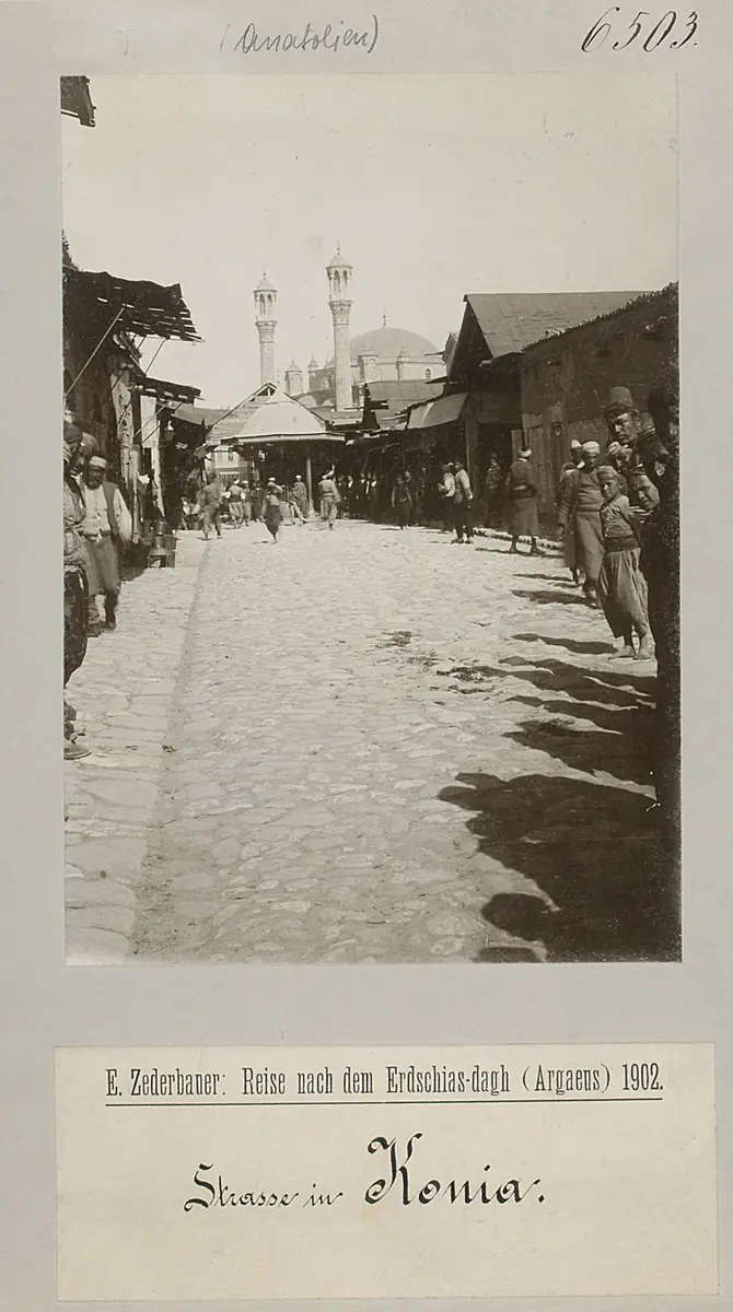 E. Zederbauer: Reise nach dem Erdschias-dagh (Argaeus) 1902. Strasse in Konia