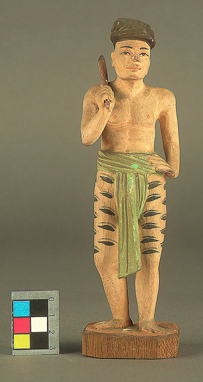 Holzfigur: Soldat