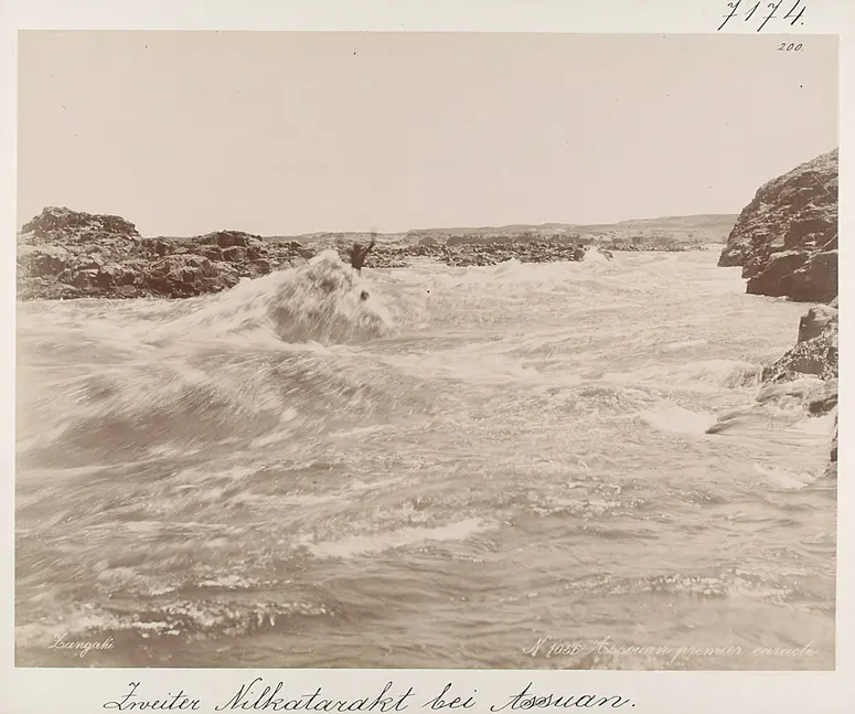 Zweiter Nilkatarakt bei Assuan