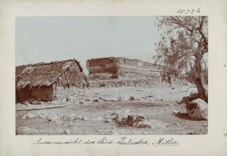 Außenansicht des Süd-Palastes; Mitla