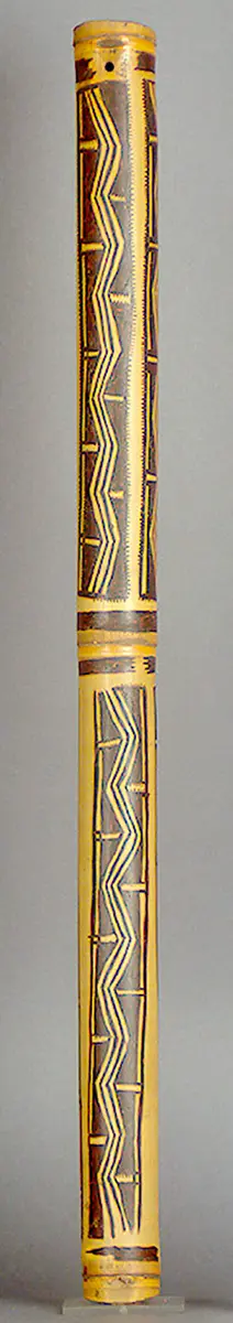 Verziertes Tabak-Rauchrohr