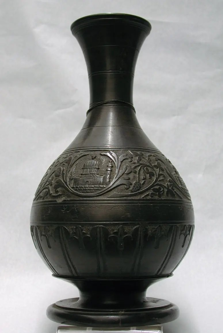 Vase mit den muslimischen Stätten auf dem Tempelberg