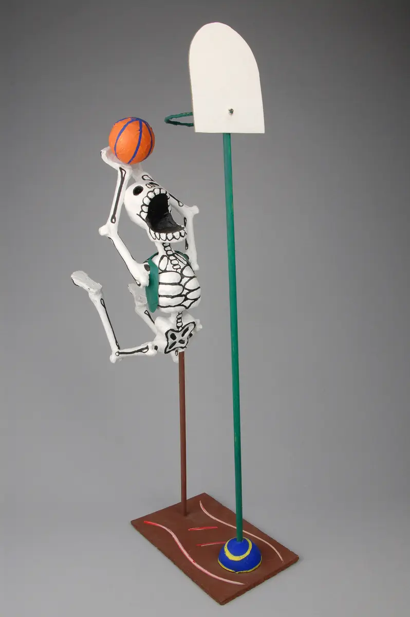 Basketballspielender Tod