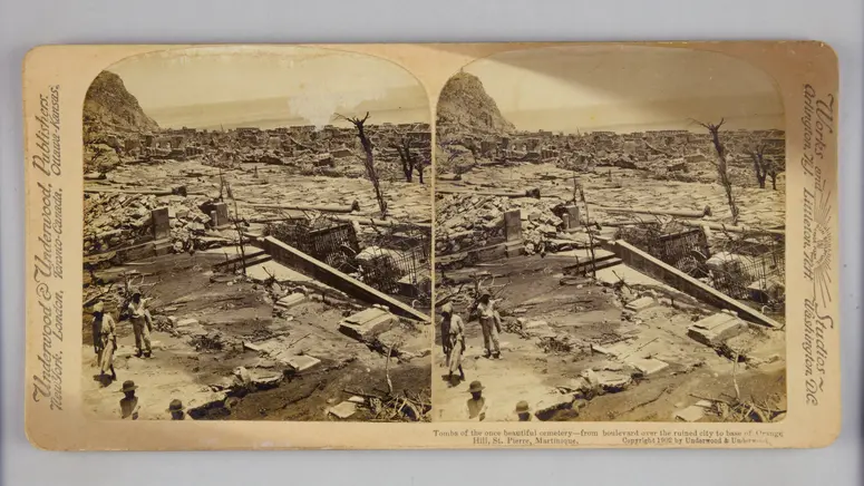 Stereofotografie, sepia