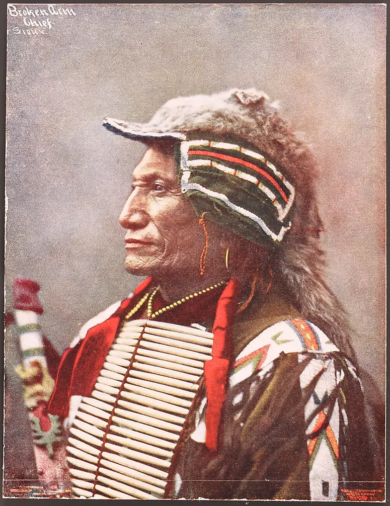 Portrait Mann/Dakota Chief,