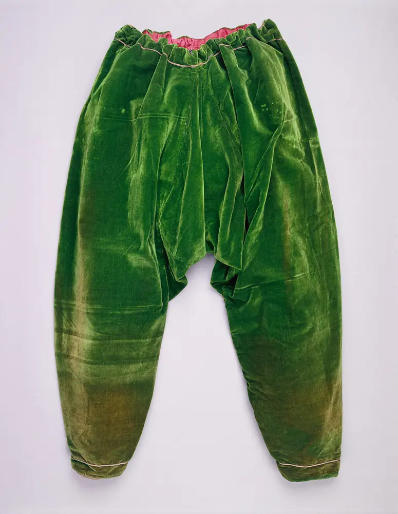Samtpluderhose