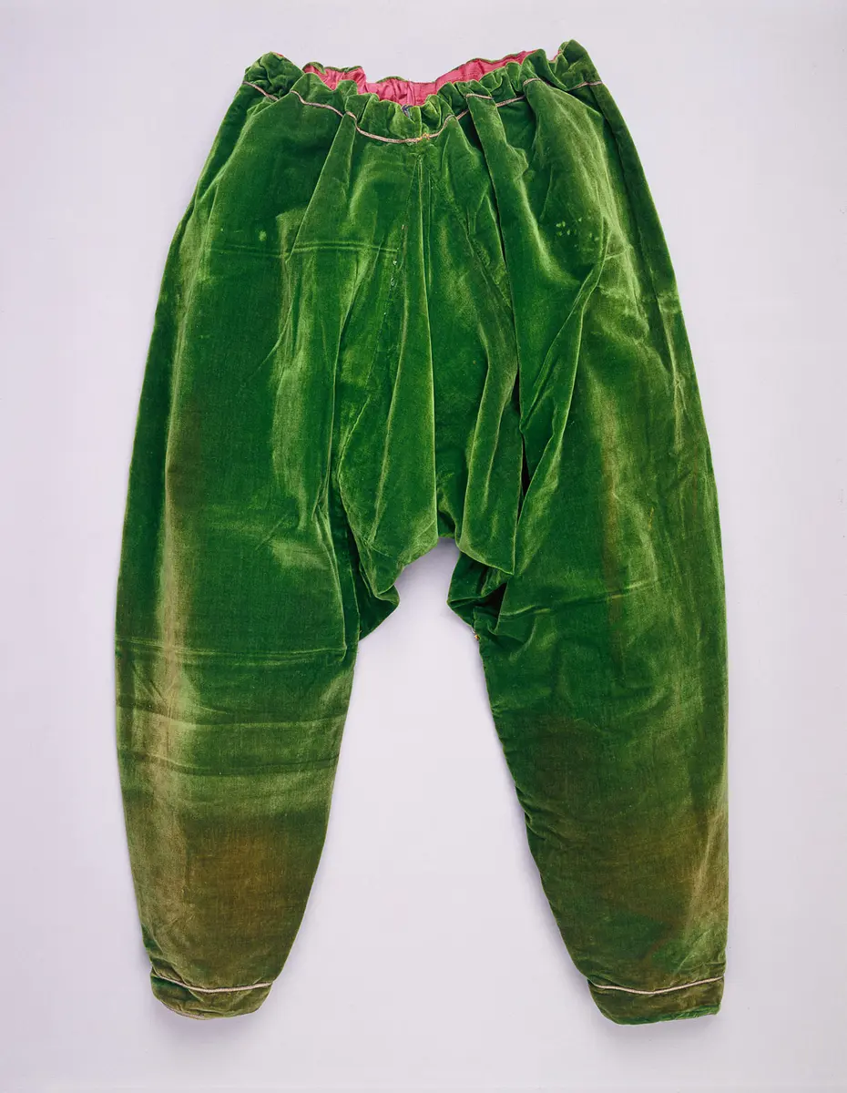 Samtpluderhose