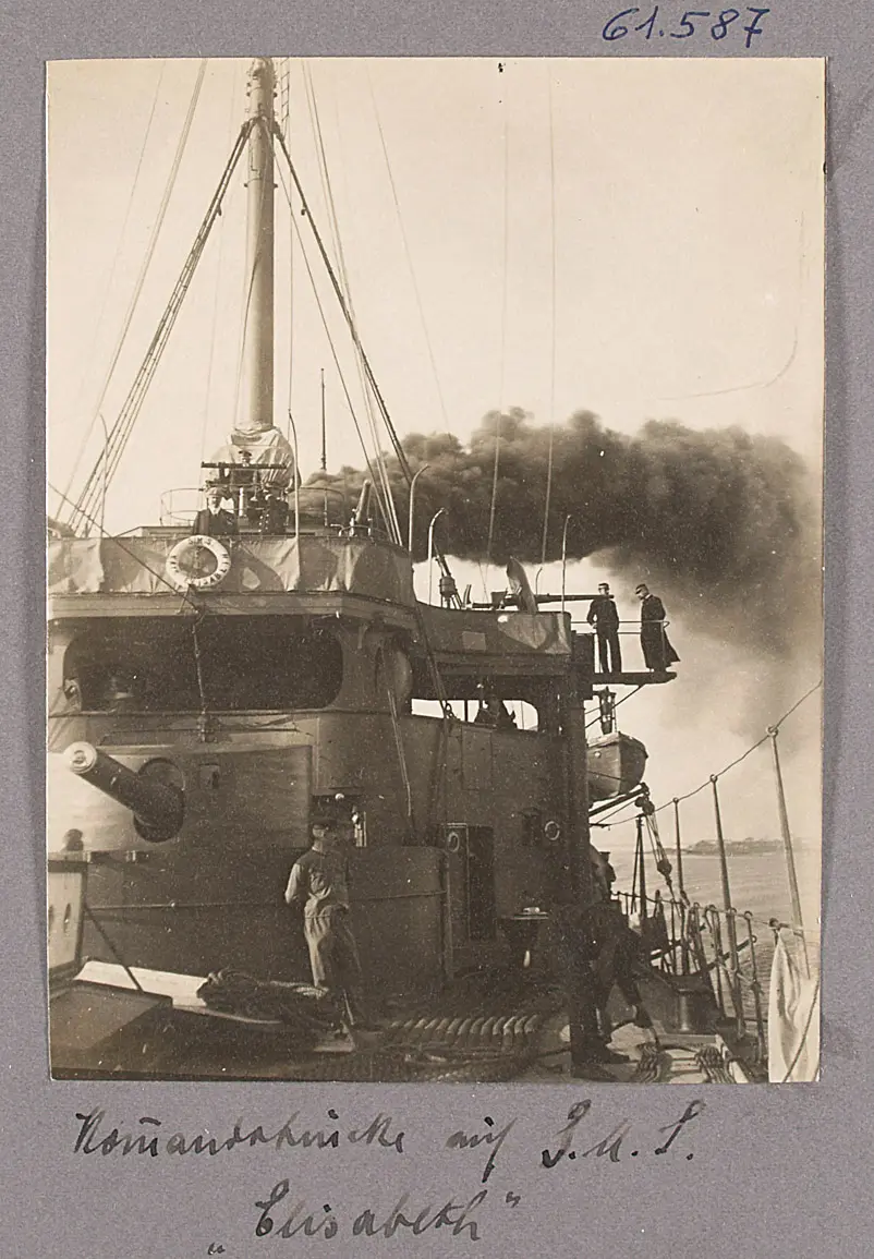 Kommandobrücke auf S.M.S. 