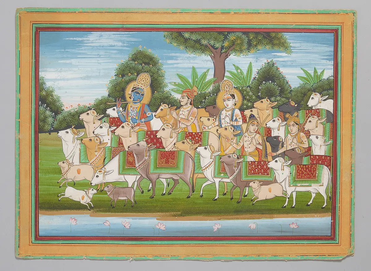Krishna als Hirte