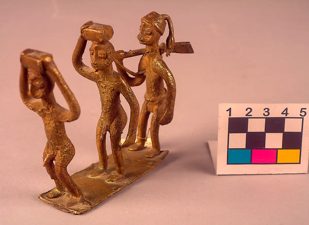 Brass cast figure