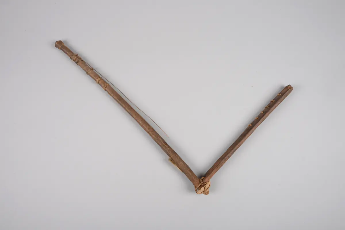 Fragment eines Saiteninstruments