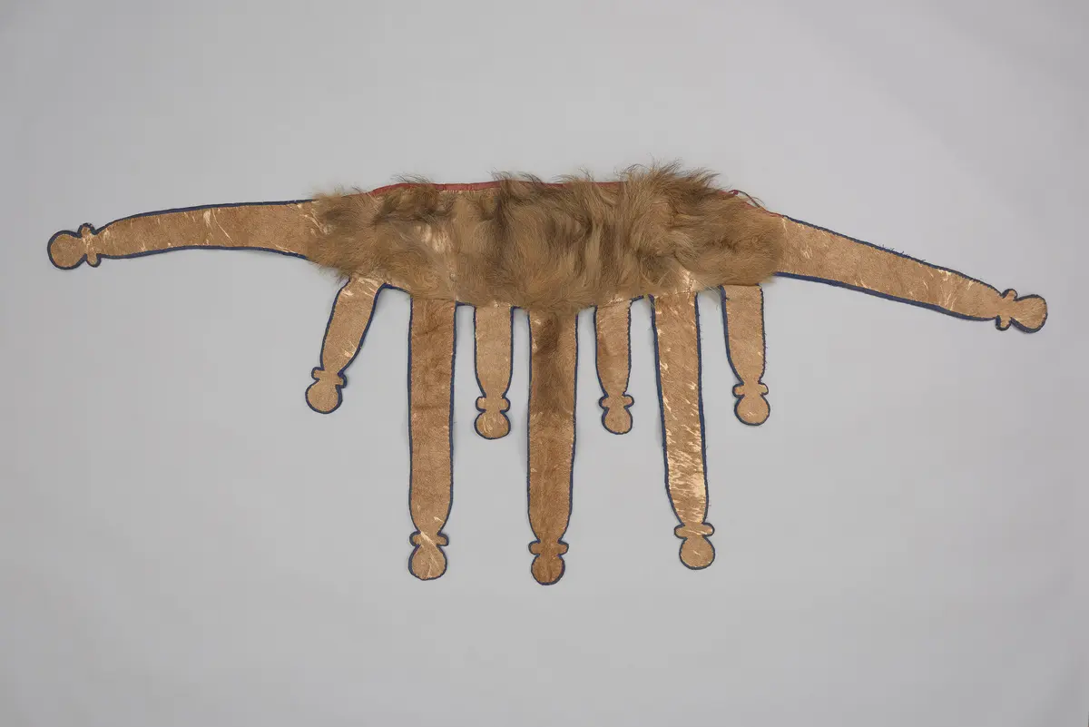 Umhang mit Löwenfell