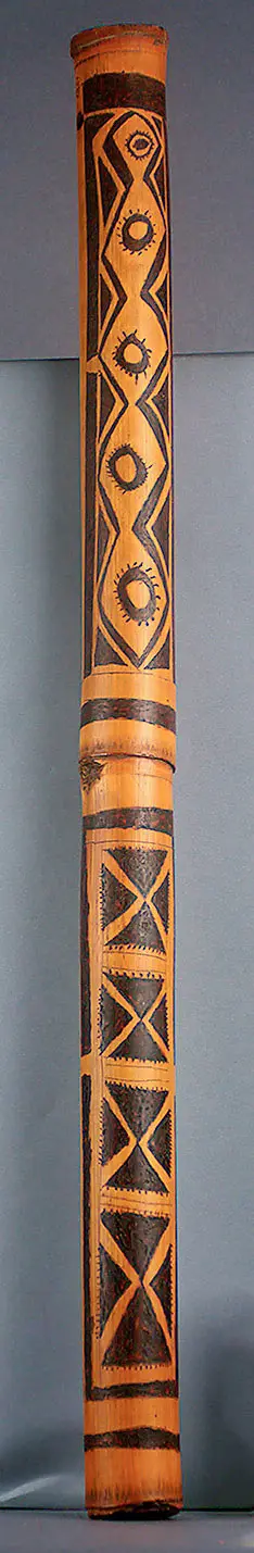 Verziertes Tabak-Rauchrohr