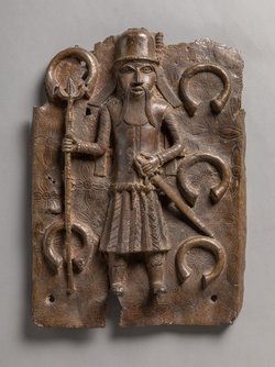 Relief Plaque: Portuguese with Linstock and Five Manillas