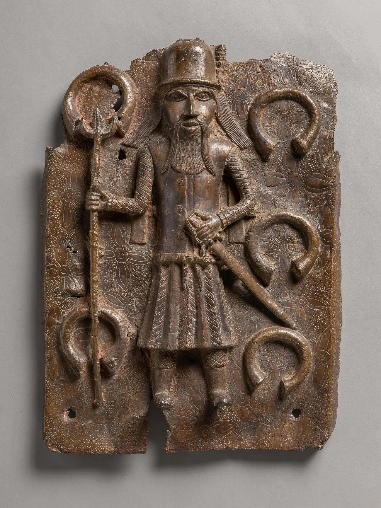 Relief Plaque: Portuguese with Linstock and Five Manillas