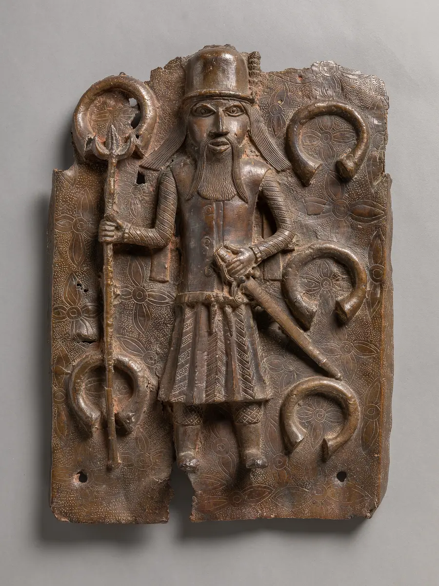 Relief Plaque: Portuguese with Linstock and Five Manillas