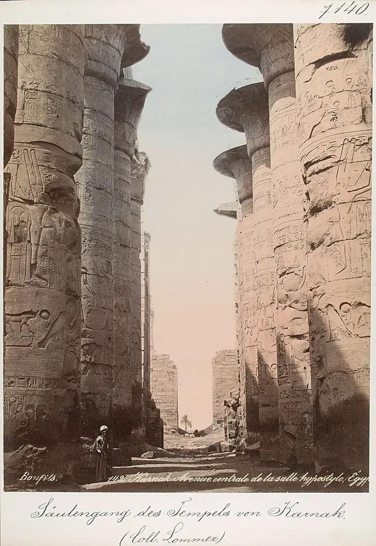 Säulengang des Tempels des Amon von Karnak