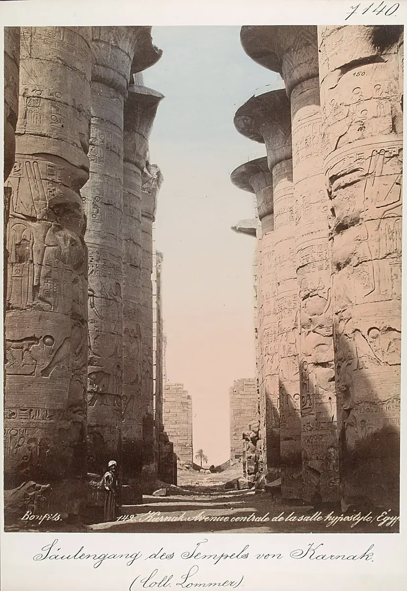 Säulengang des Tempels des Amon von Karnak