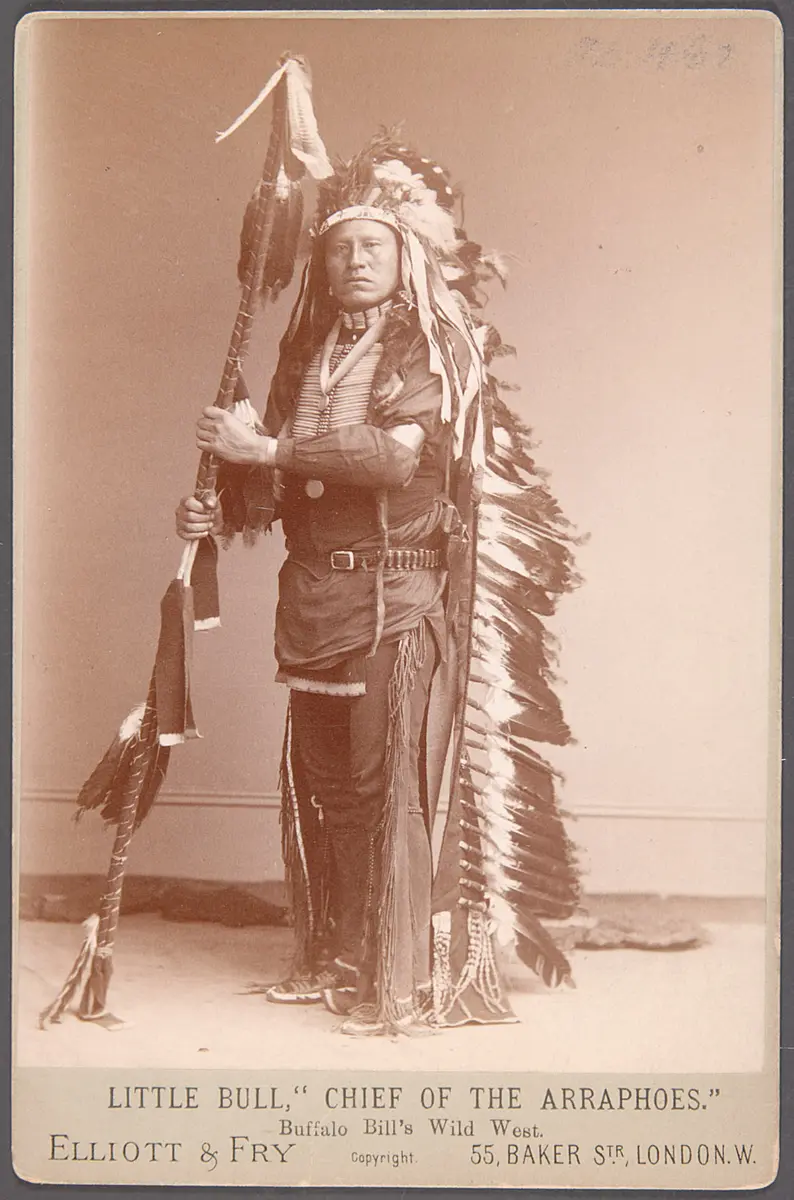Little Bull, Arapaho-Chief, Akteur in Buffalo Bill's Wild West