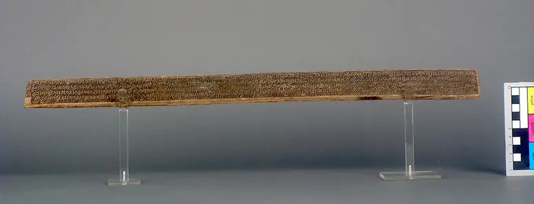 Holzdrucktafel