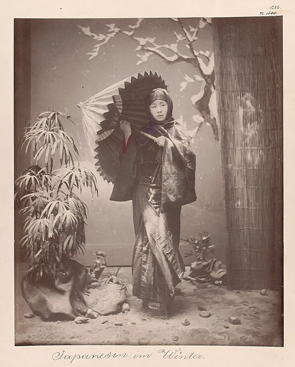 Japanesin im Winter