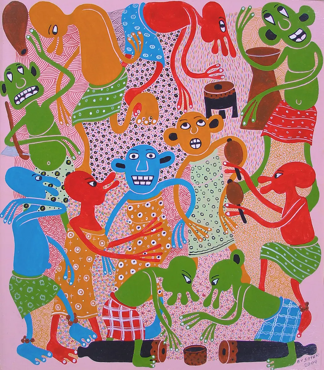 Malerei Signiert By Sayuki 2004.