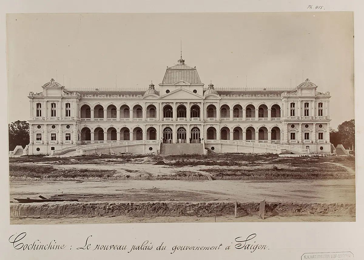 Das neue Palais des Gouvernements zu Saigon