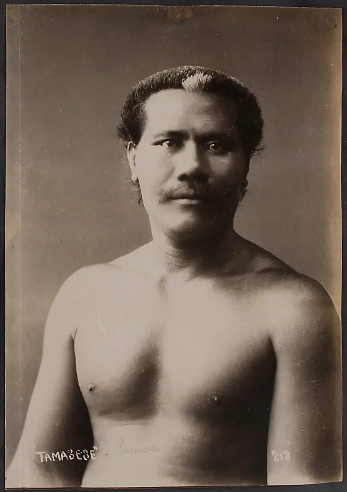 Häuptling Tupua Tamasese Lealofi I aus Samoa