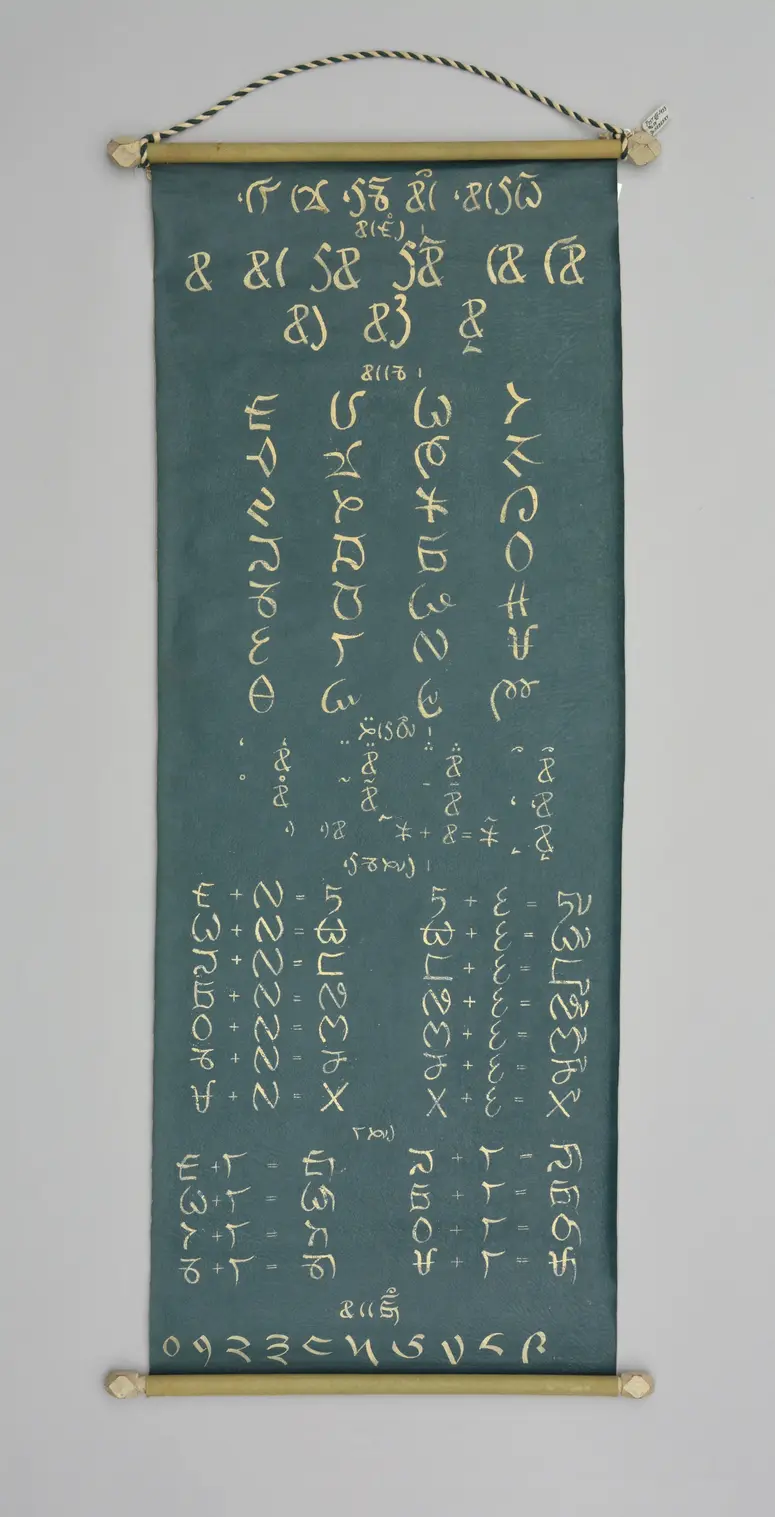 Schultafel Lepchaalphabet