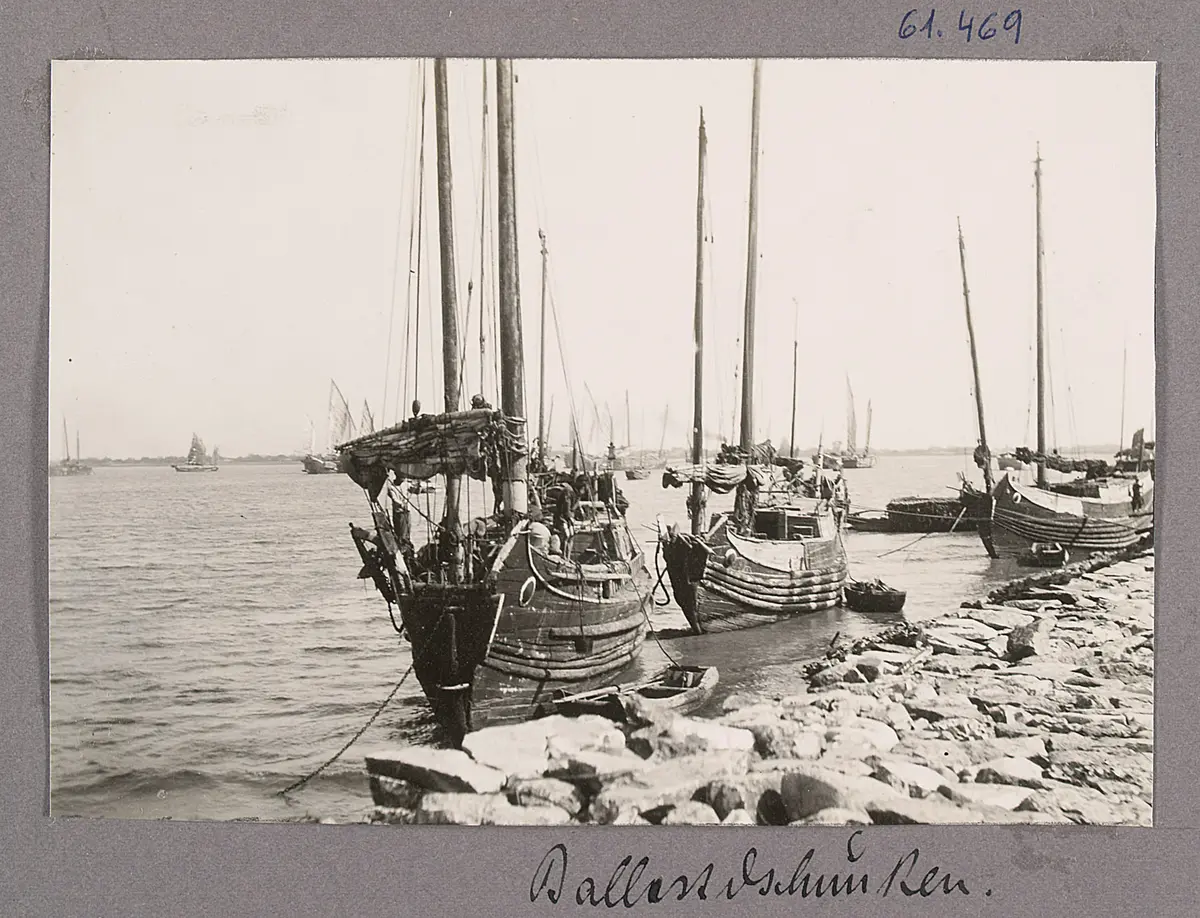 Wusong. Ballastdschunken