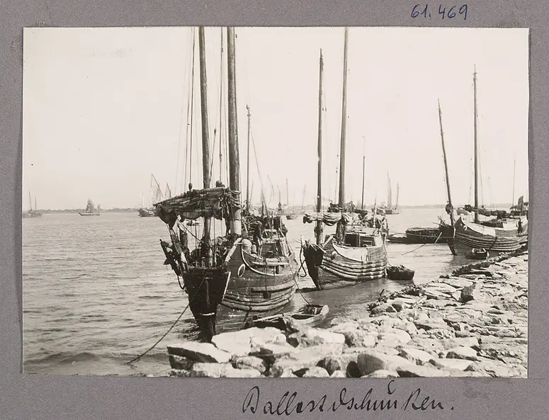 Wusong. Ballastdschunken
