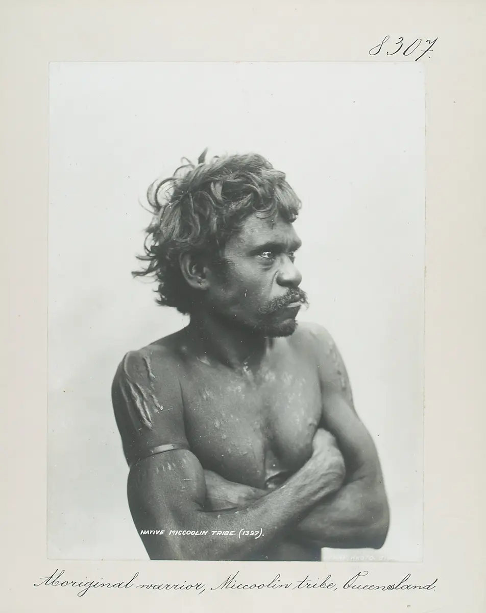 Aboriginal warrior, Miccoolin tribe, Queensland